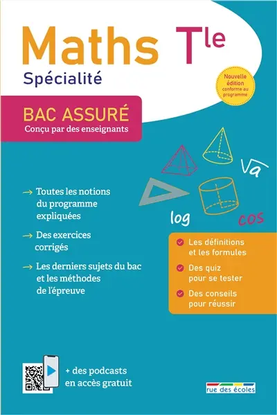 Maths terminale, spécialité