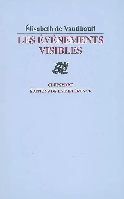 Les évènements visibles et autres poèmes