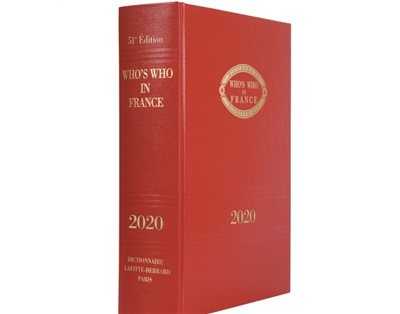 Who's who in France 2020 : dictionnaire biographique