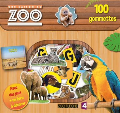 Une saison au zoo : 100 gommettes