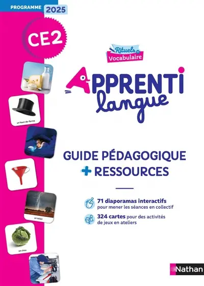 Rituels de vocabulaire CE2 : guide pédagogique + ressources