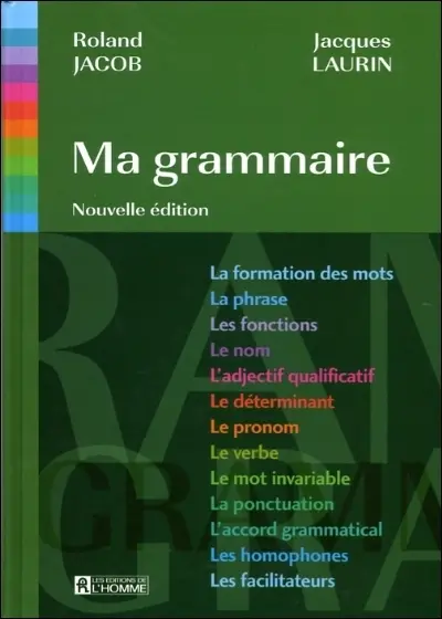 Ma grammaire
