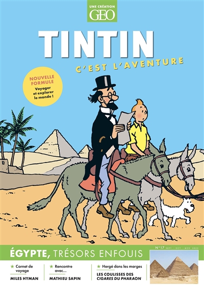 Tintin, c'est l'aventure, n° 17. Egypte, trésors enfouis