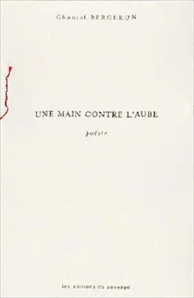 Une main contre l'aube