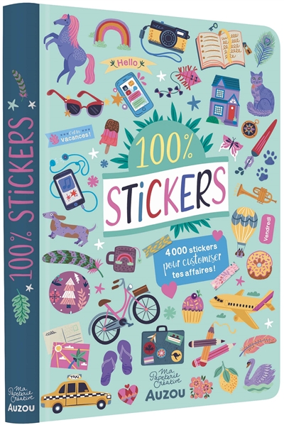 100 % stickers : 4.000 stickers pour customiser tes affaires !