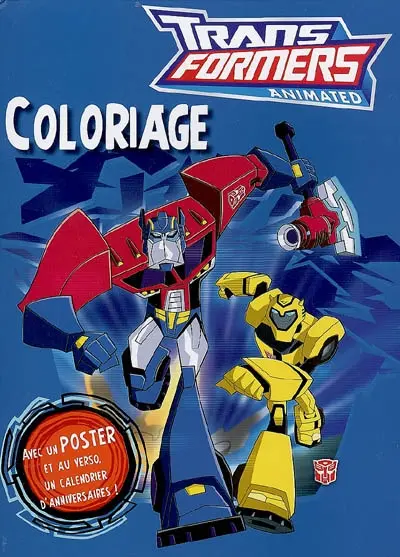 Transformers animated : coloriage
