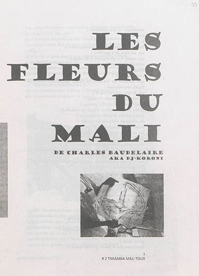 Les fleurs du Mali de Charles Baudelaire. Vol. 2. Takamba Mali tour