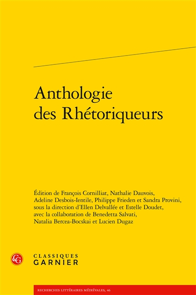 Anthologie des rhétoriqueurs