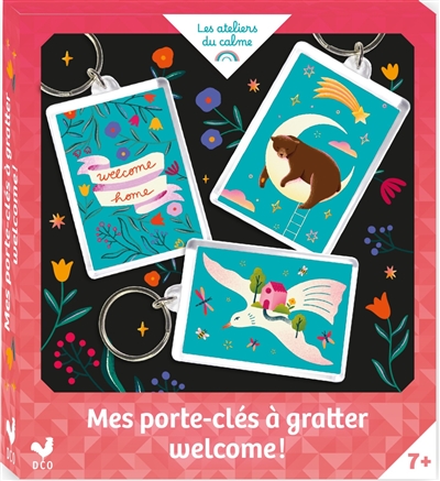 Mes porte-clés à gratter : welcome !