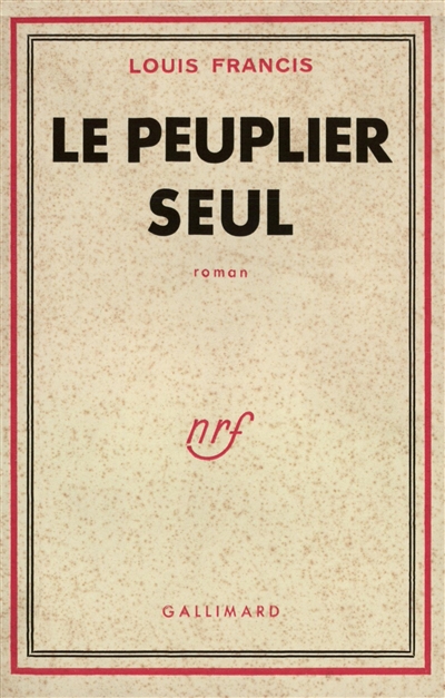 Le peuplier seul