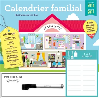 Calendrier familial : septembre 2016-septembre 2017