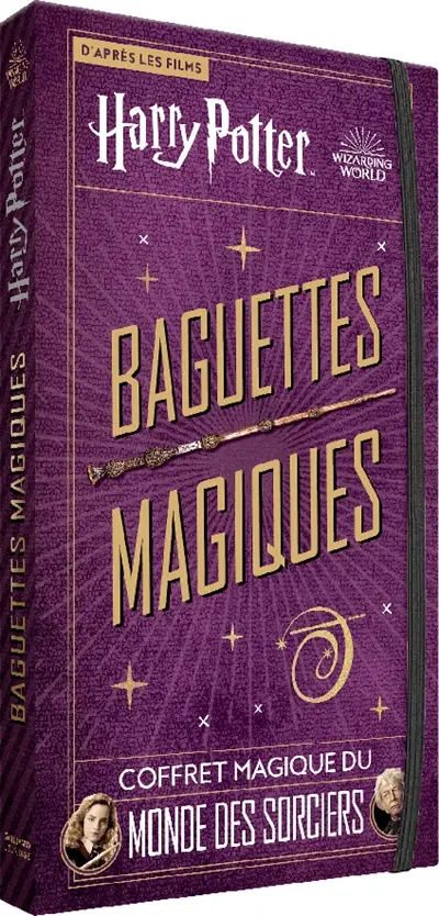Harry Potter, baguettes magiques : coffret magique du monde des sorciers
