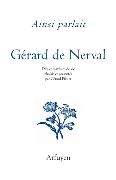 Ainsi parlait Nerval