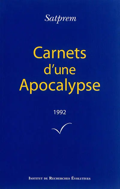 Carnets d'une apocalypse. Vol. 12. 1992