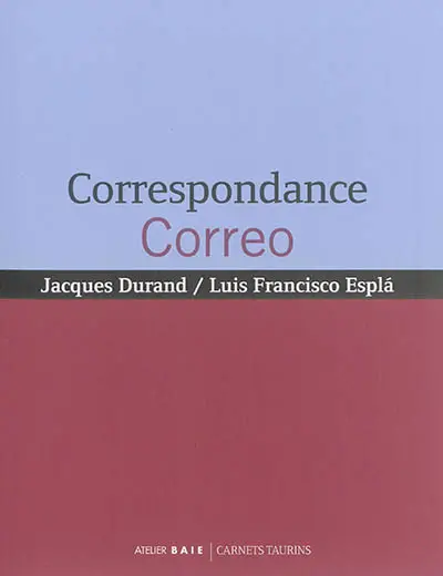 Correspondance. Correo