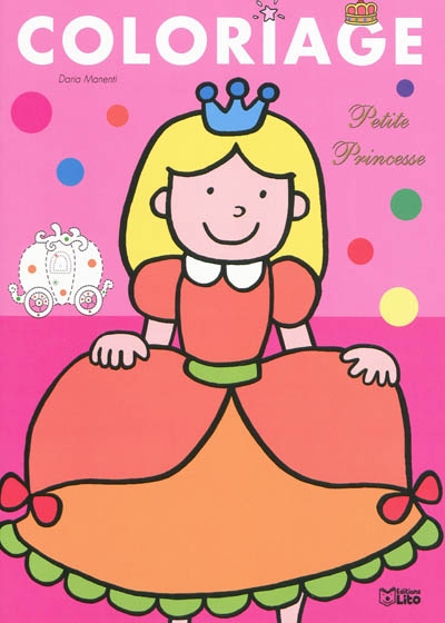 Coloriage, petite princesse