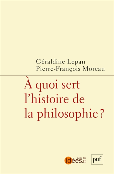 A quoi sert l'histoire de la philosophie ?