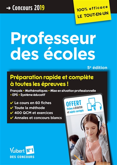 Professeur des écoles : concours 2019