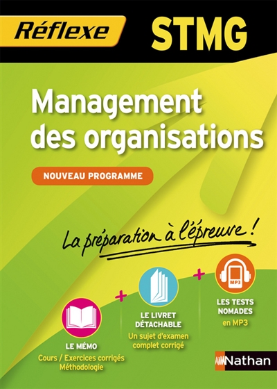 Management des organisations STMG : nouveau programme