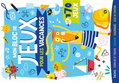 Mon bloc de jeux pour les vacances