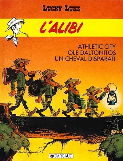 Lucky Luke. Vol. 29. L'alibi. Athletic city. Ole Daltonitos. Un cheval disparaît
