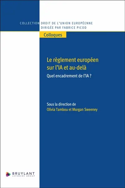 Le règlement européen sur l'IA et au-delà : quel encadrement de l'IA ?