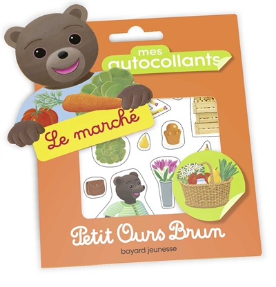mes autocollants petit ours brun : le marché