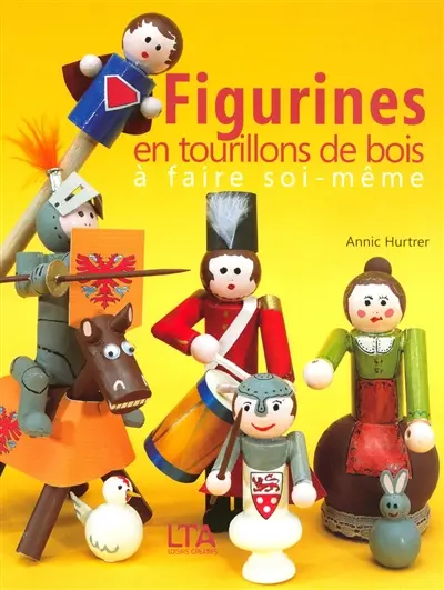 Figurines en tourillons de bois, à faire soi-même