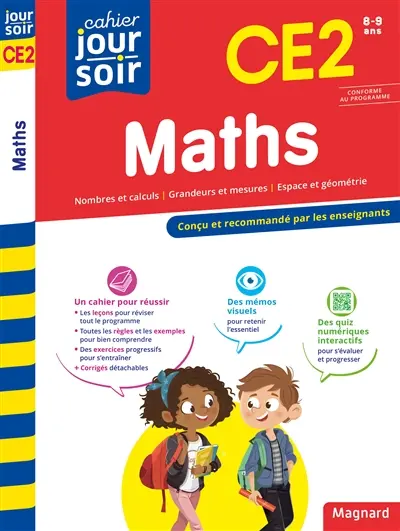 Maths CE2, 8-9 ans : conforme au programme