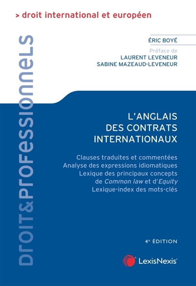 L'anglais des contrats...