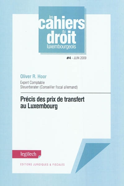 Précis des prix de transfert au Luxembourg