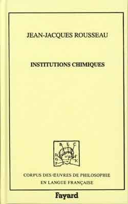 Institutions chimiques (1747)