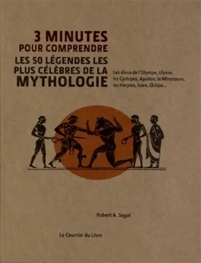 3 minutes pour comprendre les 50 légendes les plus célèbres de la mythologie : les dieux de l'Olympe, Ulysse, les Cyclopes, Apollon, le Minotaure, les Harpies, Icare, Oedipe...
