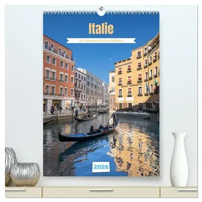 Italie : Des Dolomites à la côte amalfitaine (Calendrier mural 2026 DIN A2 horizontal) calendrier de bureau : Photos de villes et de paysages du nord et du centre de l'Italie jusqu'à la côte amalfitaine.