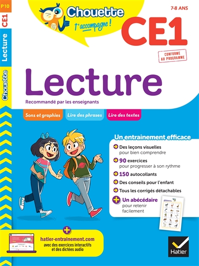 Lecture CE1, 7-8 ans : conforme au programme