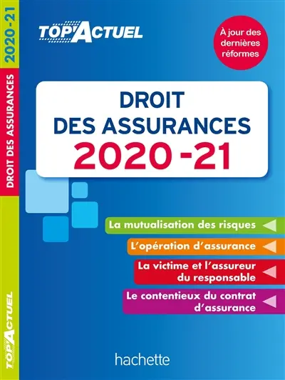 Droit des assurances : 2020-2021