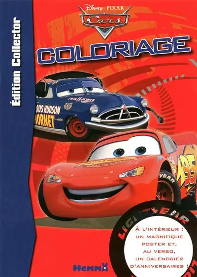Cars : coloriage avec poster : édition collector