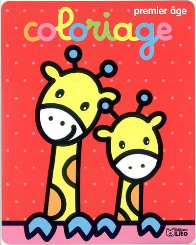 Coloriage premier âge : girafe