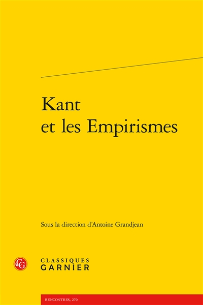 Kant et les empirismes