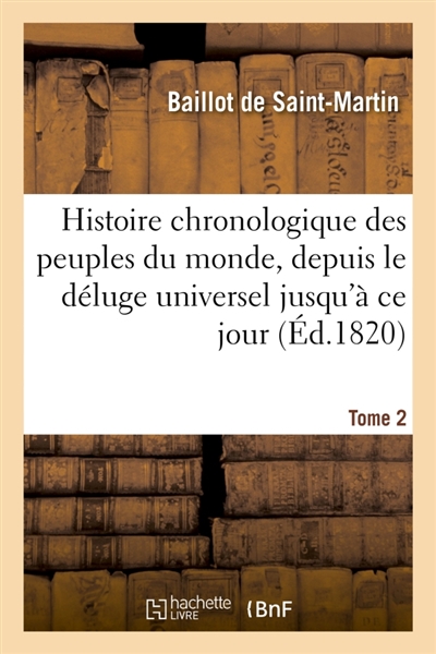 Histoire chronologique des...