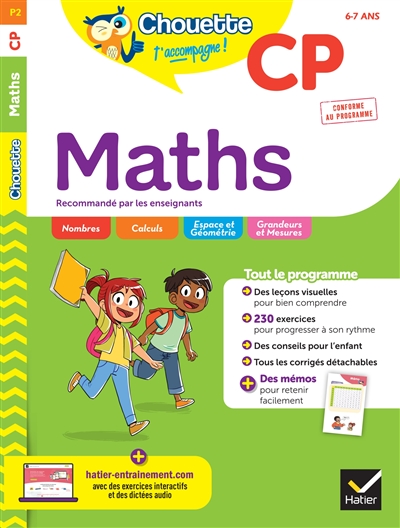 Maths CP, 6-7 ans : conforme au programme