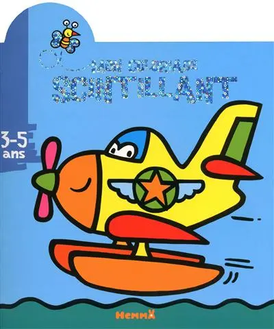 Mon coloriage scintillant : hydravion