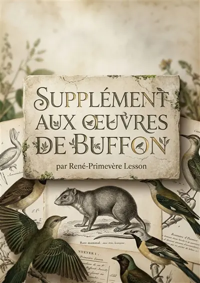 SUPPLEMENT AUX OEUVRES DE BUFFON : Une description de mammifères et d'oiseaux récemment découverts par René Primevère Lesson