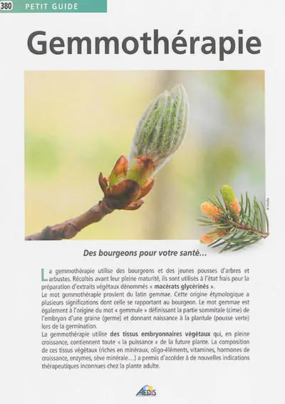 Gemmothérapie