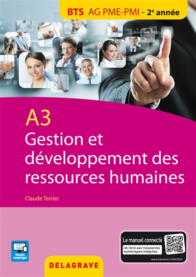 Gestion et développement des ressources humaines : A3, BTS AG PME-PMI 2e année