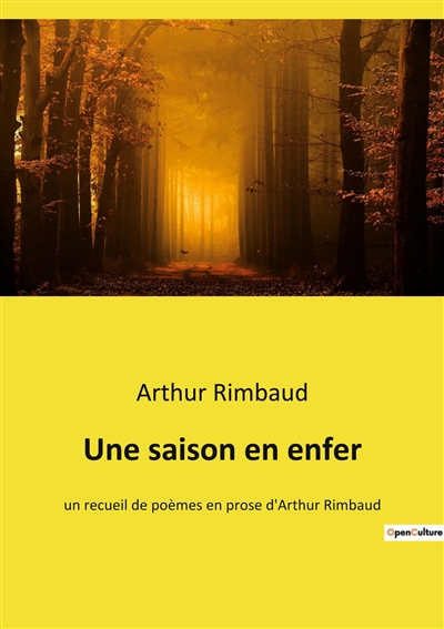 Une saison en enfer : un recueil de poèmes en prose d'Arthur Rimbaud
