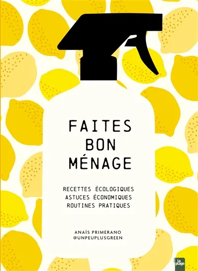 Faites bon ménage : recettes écologiques, astuces économiques, routines pratiques