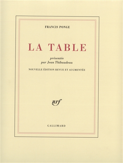 La table