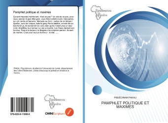 Pamphlet politique et maximes