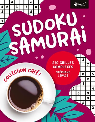 Collection Café - Sudoku samurai : 210 grilles complexes